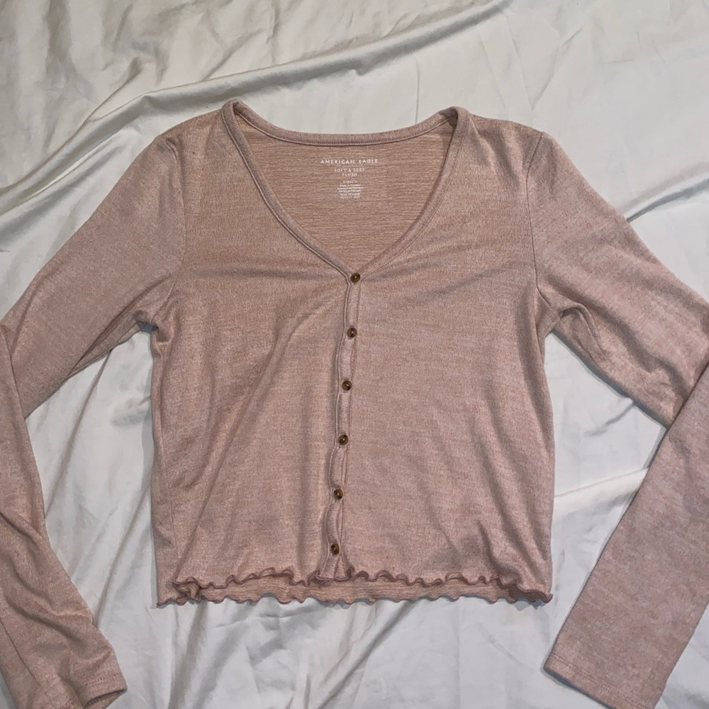 American Eagle Long Sleeve Shirt, Size: Small